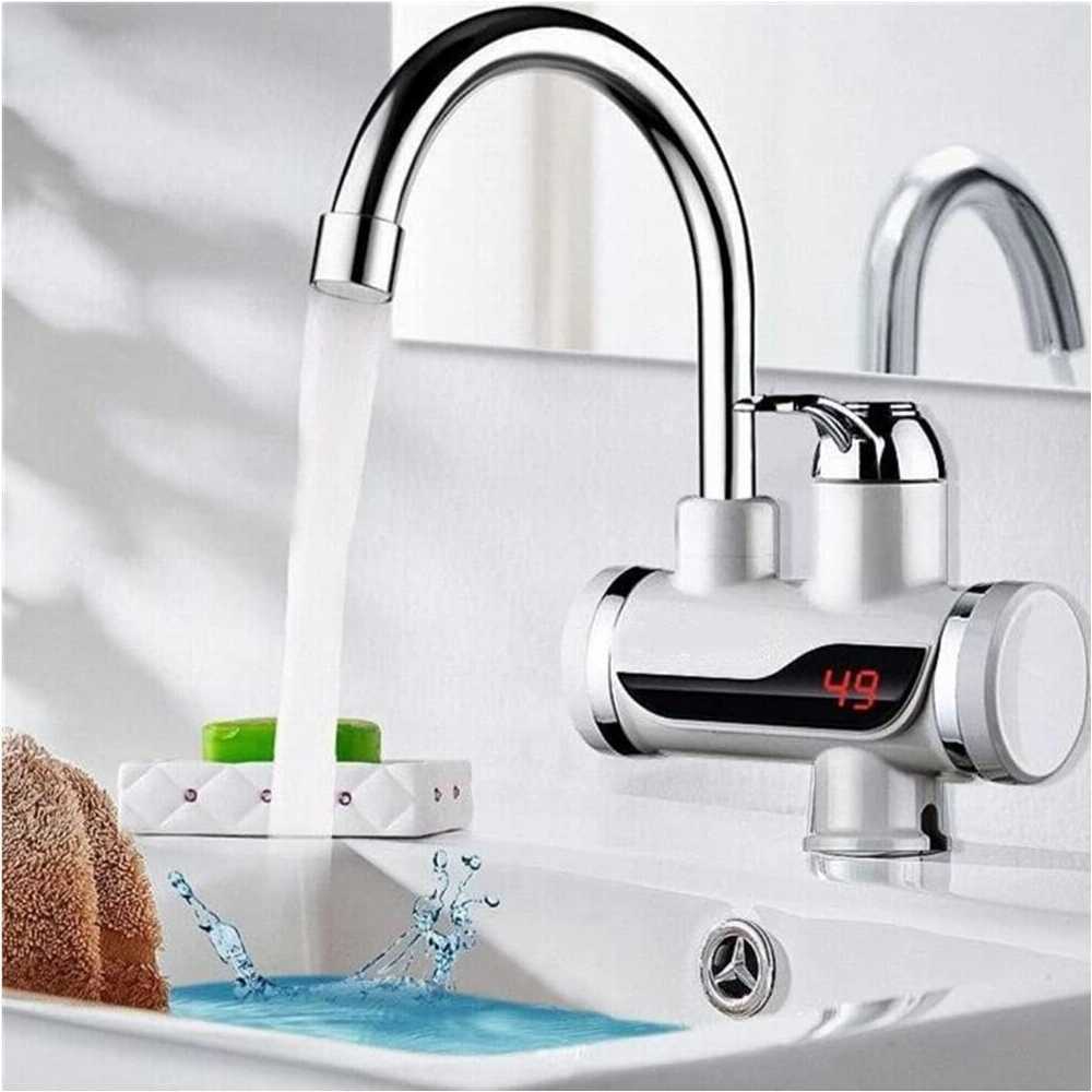 Instant Hot Water Tap Electric Geyser faucet use for Bathroom Kitchen & Basin